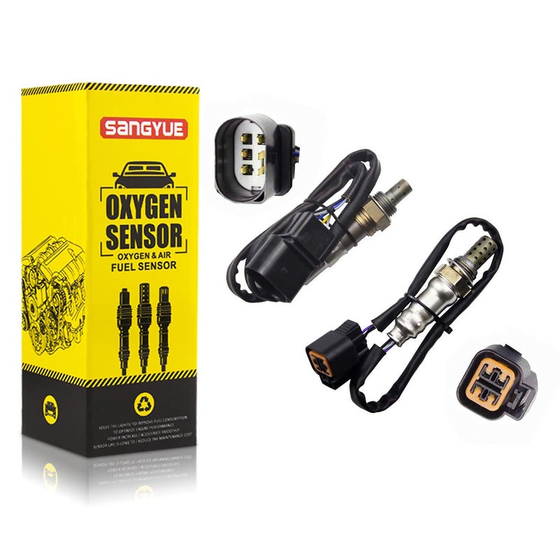 Sangyue 2X Oxygen O2 Sensor for 2004 2005 2006 2007 2008 Hyundai Elantra 2.0L Upstream + Downstream - Image 1